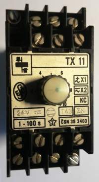 relé TX11 24Vss 1-100s ZN KC  (PP11210)   .. cena na dotaz / price on request