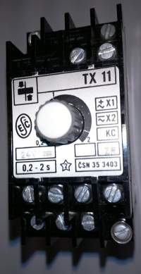 relé TX11 24Vss 0,2-2s ZR KC  (PP11215) ..  cena na dotaz / price on request