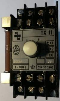 relé TX11 220Vss 1-100s ZR KC  (PP11217)   .. cena na dotaz / price on request