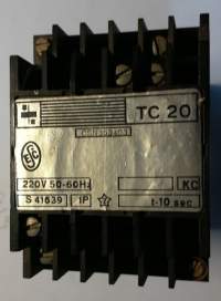TC20 KC 220V 50-60Hz 1P 1-10s starsí  ..  cena na dotaz / price on request