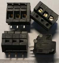 svorkovnice 3pin, balení 23ks za 100Kč