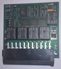 osazená deska na součástky, 5xrelé, 3xVND830P.., ...