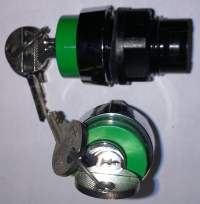 T10D ZE zelený, v obou polohách lze vytáhnout klíček     .. cena na dotaz / price on request