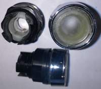 T10C CI čirá - spínací hlavice s prosvětlením