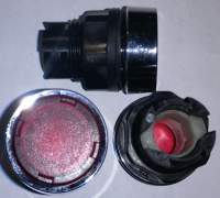 T10C RU rudá - spínací hlavice s prosvětlením