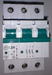 jistič  LSN 6C/3 OEZ Letohrad