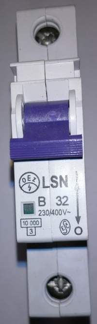 jistič  LSN 32B/1 OEZ Letohrad