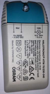 HALOTRONIC HTM 70/230-240 - electronic transformer 20-70W