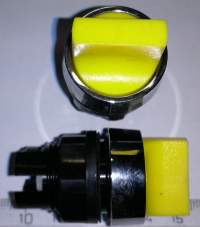 T10B ZL - otočná hlavice 3 polohy - žlutá