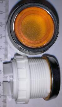 T6C30ZL30 - ovládací tlačítko žluté průhledné pro žárovku