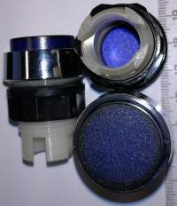 T10EMO - prosvětlovací hlavice modrá pro žárovku   .. cena na dotaz / price on request