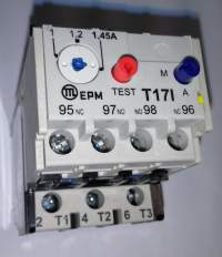 T17I tepelné nadproudové relé 1 .. 1,45A EPM .. cena na dotaz / price on request