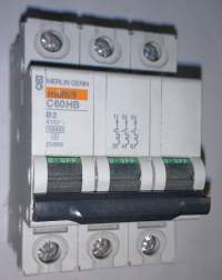 jistič MERLIN GERIN multi9 C60HB B2 3pol.