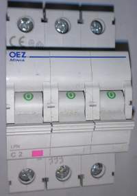 jistič OEZ MINIA LPN C2 3pol.