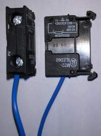 M22-XLED60 - Světelný blok 42 → 60 V AC/DC Šroubová svorka  .. cena na dotaz / price on request