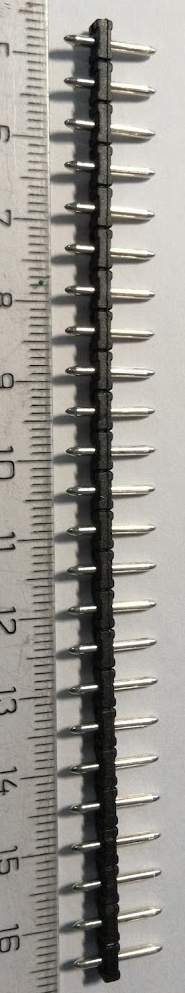 lišta 24pin, XY330V-20P, ARK130/24STL  .. balení 100ks