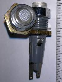 signální svítidlo T6e/12 se žárovkou T5,5 24V/0,05A - čírá