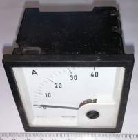 Panelové měřidlo magnetoelektrické Weigel PQ72K,  0-40A WEIGEL  .. cena na dotaz / price on request