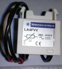 LA4FVV - TeSys F - suppressor module - varistor (peak limiting) - 265...415 V AC/DC .. cena na dotaz / price on request