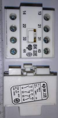 BK22E - jednotka pomocných kontaktů .. cena na dotaz / price on request