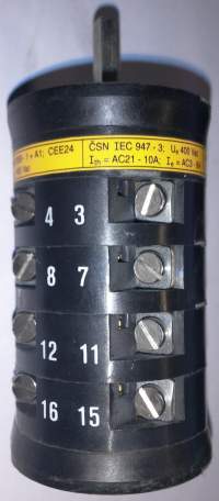 není skladem - přepínač VS10-1254D4 Obzor   .. cena na dotaz / price on request