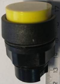 T10E - signalizační hlavice prov. E - žlutá, černý lem    .. cena na dotaz / price on request