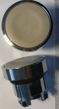 tlačítko, bílé - ZB4BA1