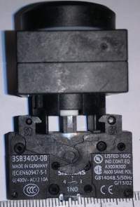 tlačítko 3SB3400-0B s hlavici