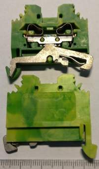 zemnící svorka WAGO281 - 4mm2 .. balení 15ks za 70Kč