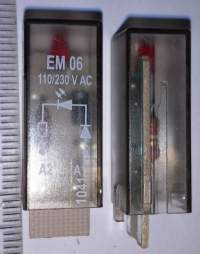 LED module, red, 110-230V AC, EM06