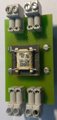 modul s trafkem na DIN lištu