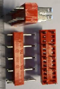 Flat connector strip 5pin - 75870907 - 900-S-7,5/05 - WECO ... balení 10ks za 100Kč