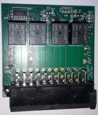 deska jednotky řízení na rozebrání ,  4x relé , Erich Jagger 031473