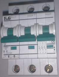 jistič L7-6/3/B CZ f&G 6A B 10kA 3pol.