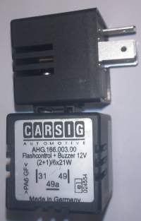 CARSIG AHG 166.003,00 Flashcontrol + Buzzer 12V