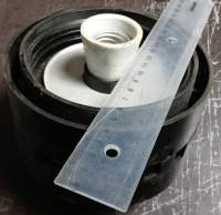 průmyslová lampa typ 31207 - 250V 200W , starší typ