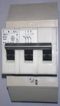 jistič 3f IT-M-6A 380V 50Hz 3kA .. cena na dotaz / price on request