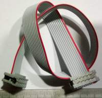 plochý káblik 10pin 26cm s koncovkami ....  balení 10ks za 50Kč