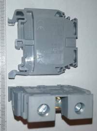 1SNA115129R1400 - svorkovnice na lištu DIN 76A 1 kV AC šedá  ...  balení 11ks za 95Kč