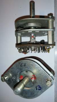 přepínač pertinax 1 patro, 26 poloh, pájený