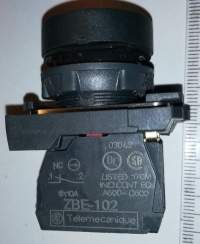 tlačítková jednotka bílá s ZBE-102