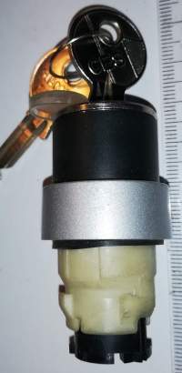 hlavice přepínače s klíčkem