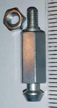 distanční sloupek 12mm s hlavičkou .. balení 10ks za 20Kč