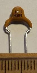 C 100pF 20% NSM ..  balení  200ks za 60Kč