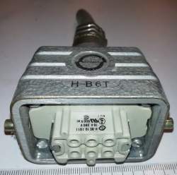 konektor 6pin H-BE10.1911 16A 380V, použitý  .. cena na dotaz / price on request
