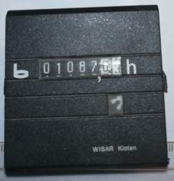WISAR Kloten Hour Meter 194-253V 50x50x40mm, použitý / used  .. cena na dotaz / price on request