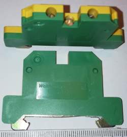 EK2,5/35 - Svorka řadová - žluto/zelená 32A/800V,  ... balení 9ks