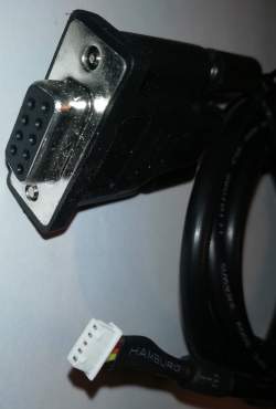 kabel s canon 9 pin samice, 1m, černý