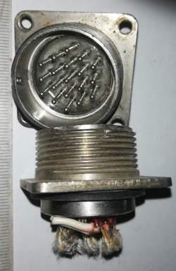 konektor 2RMGD 27B19S5E2 CCCP, starší, pájený  .. cena na dotaz / price on request