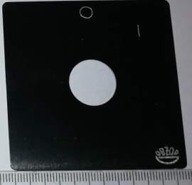 štítek přepínače OBZOR 60x60, 0-1  .. 45°